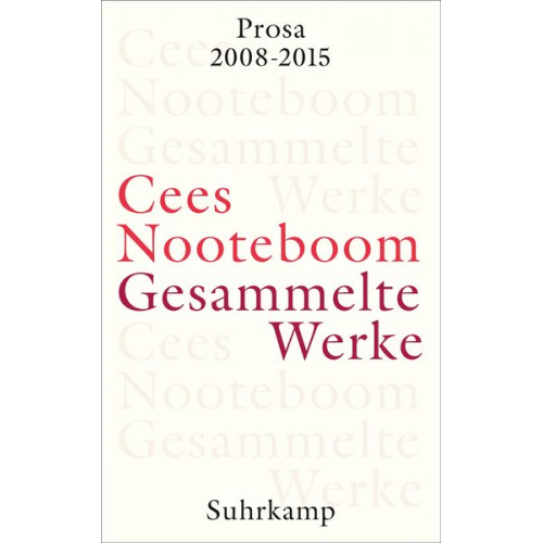 Cees Nooteboom - Gesammelte Werke