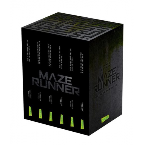 James Dashner - Maze-Runner-Schuber (6 Bände im Taschenbuch-Schuber inklusive Bonusband mit »Crank Palace« und »Die Geheimakten«)