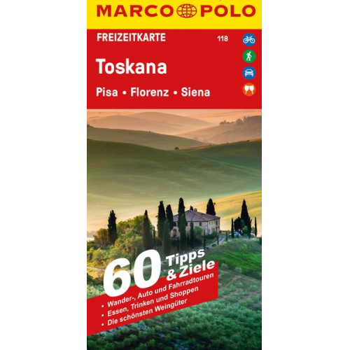 MARCO POLO Freizeitkarte 118 Toskana 1:125.000
