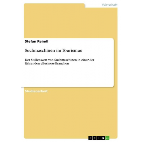 Stefan Reindl - Suchmaschinen im Tourismus