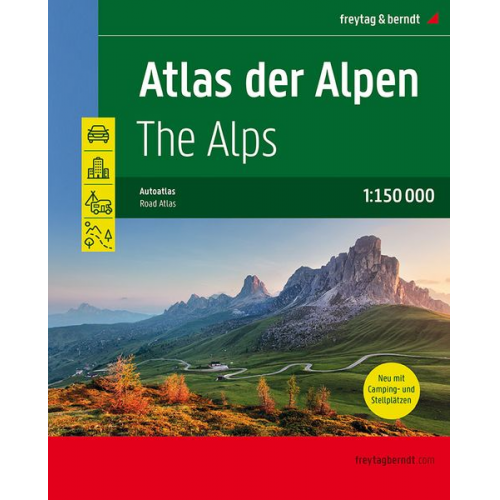 Atlas der Alpen, Autoatlas 1:150.000