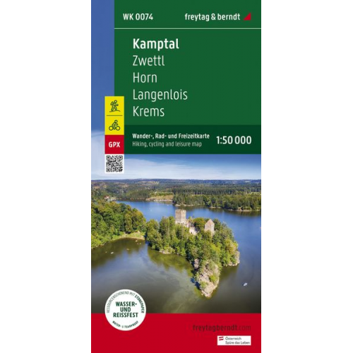 Kamptal, Wander-, Rad- und Freizeitkarte 1:50.000