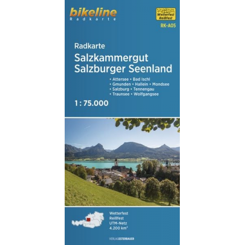 Radkarte Salzkammergut - Salzburger Seenland (RK-A05)
