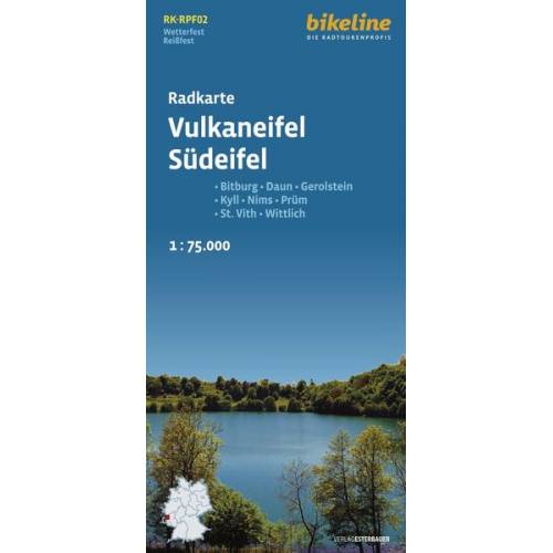 Radkarte Vulkaneifel Südeifel (RK-RPF02)