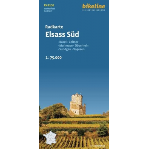 Radkarte Elsass Süd