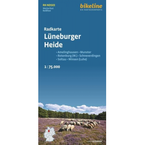 Radkarte Lüneburger Heide