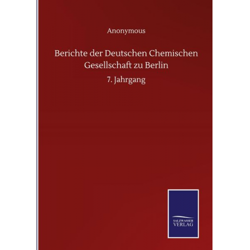 Berichte der Deutschen Chemischen Gesellschaft zu Berlin