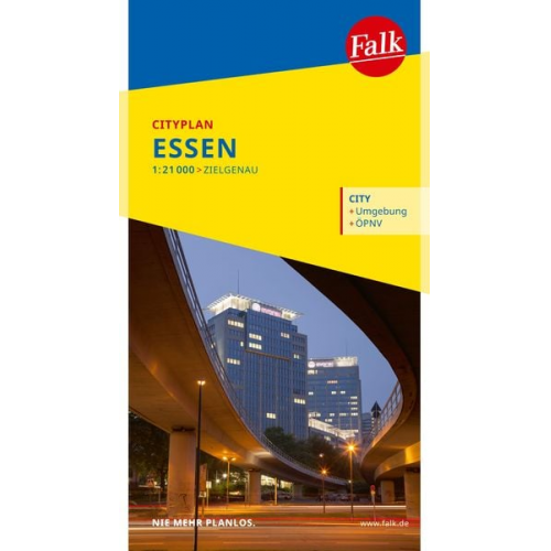 Falk Cityplan Essen 1:21.000