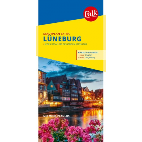 Falk Stadtplan Extra Lüneburg 1:15.000