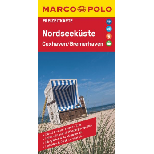 Marco Polo Verlag - MARCO POLO Freizeitkarte 6 Nordseeküste 1:110.000