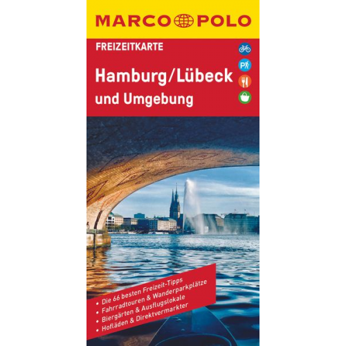 Marco Polo Verlag - MARCO POLO Freizeitkarte 7 Hamburg, Lübeck und Umgebung 1:100.000