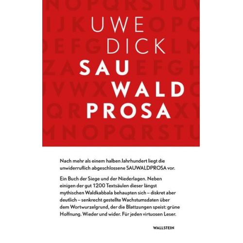 Uwe Dick - Sauwaldprosa