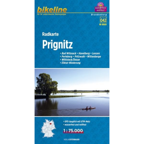 Bikeline Radkarte Prignitz 1 : 75 000