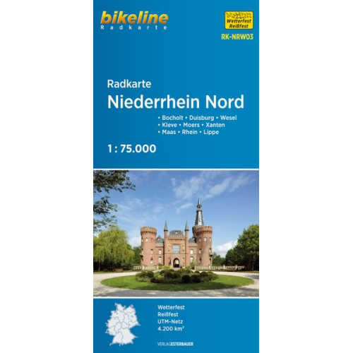 Radkarte Niederrhein Nord (RK-NRW03)