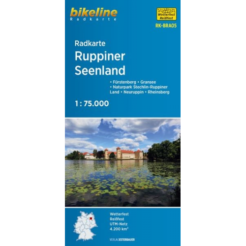Radkarte Ruppiner Seenland (RK-BRA05) 1 : 75 000