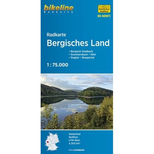 Radkarte Bergisches Land (RK-NRW11)