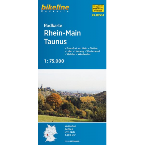 Radkarte Rhein-Main, Taunus (RK-HES04)