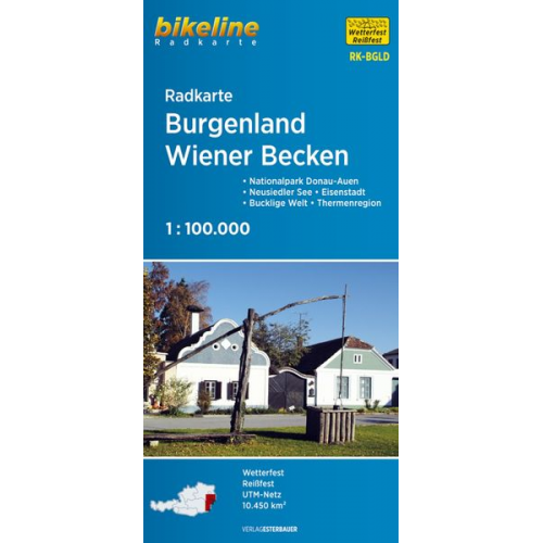 Esterbauer Verlag - Burgenland - Wiener Becken 1: 100 000