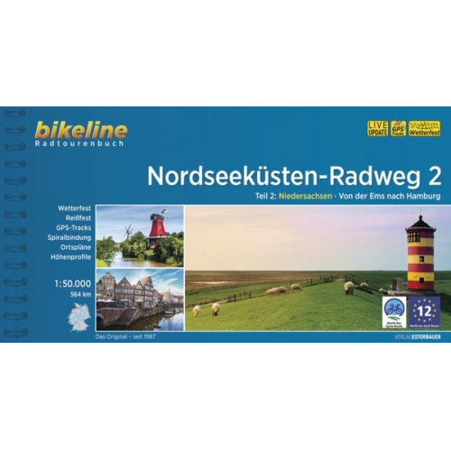 Nordseeküsten-Radweg. 1:75000 / Nordseeküsten-Radweg 2