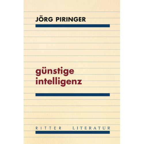 Jörg Piringer - Günstige intelligenz