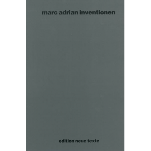 Marc Adrian - Inventionen