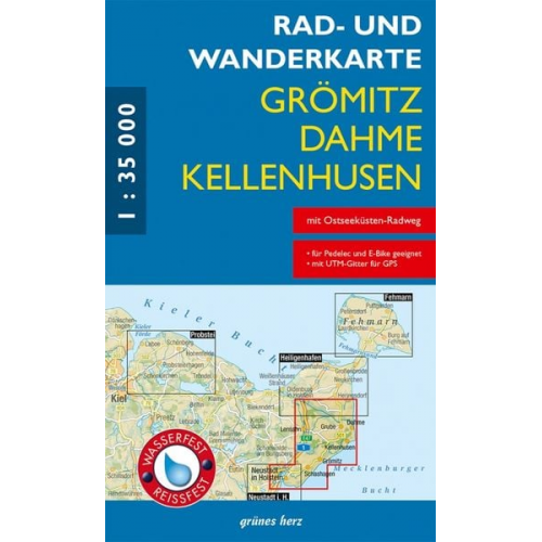 Rad- und Wanderkarte Grömitz, Dahme, Kellenhusen