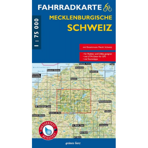 Fahrradkarte Mecklenburgische Schweiz 1:75 000