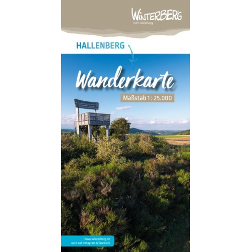 Wanderkarte Hallenberg 1:25 000