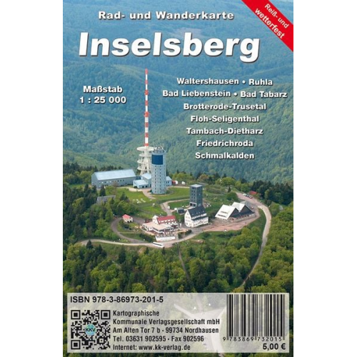 Inselsberg 1 : 25 000