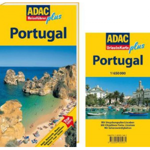 Michael Studemund-Halevy - ADAC Reiseführer plus Portugal: Mit Karte zum Herausnehmen
