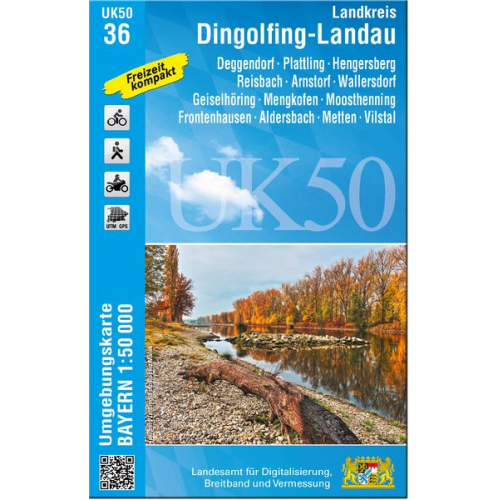 Landkreis Dingolfing-Landau 1:50 000 (UK50-36)