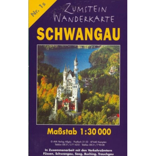 AVA-Verlag - Zumstein Wanderkarte Schwangau.