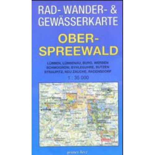 Oberspreewald 1 : 35 000 Rad-, Wander- und Gewässerkarte