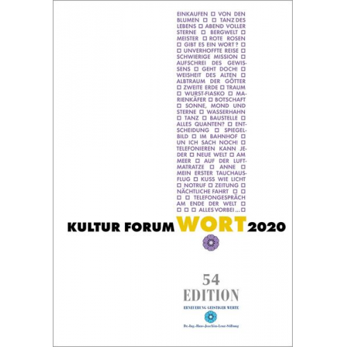 Kultur Forum Wort 2020