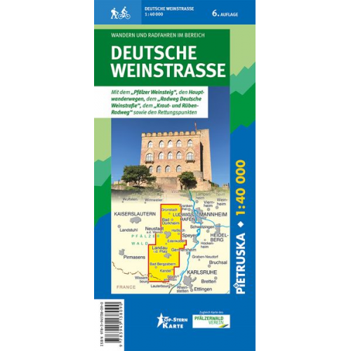 Pietruska Verlag - Deutsche Weinstraße 1:40.000