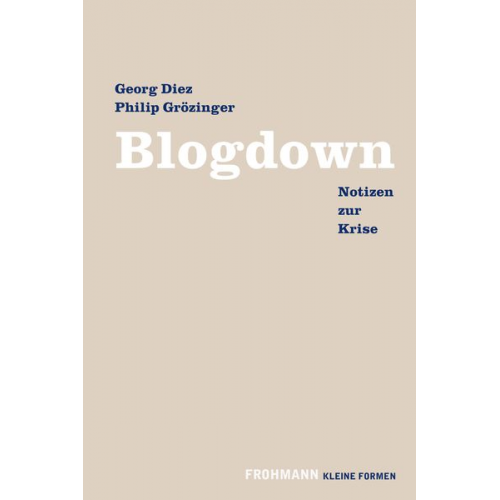 Georg Diez - Blogdown