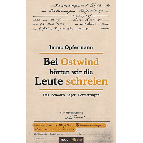 Immo Opfermann - Bei Ostwind hörten wir die Leute schreien