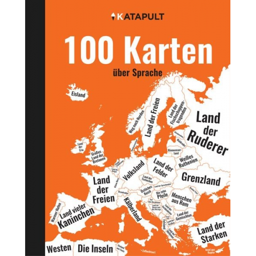 Katapult-Verlag - 100 Karten über Sprache