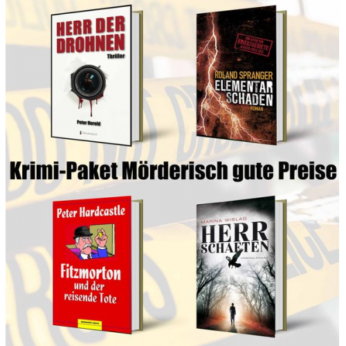 Roland Spranger Peter Hardcastle Marina Wislag Peter Hereld - Krimi-Paket "Mörderisch gute Preise"