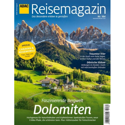 ADAC Reisemagazin 08/21 mit Titelthema Dolomiten