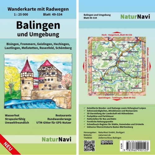 Balingen und Umgebung 1 : 25 000