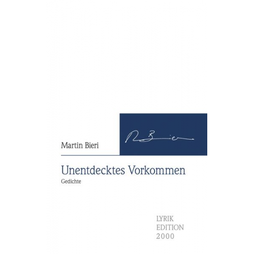 Martin Bieri - Unentdecktes Vorkommen