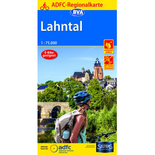 ADFC-Regionalkarte Lahntal 1:75.000