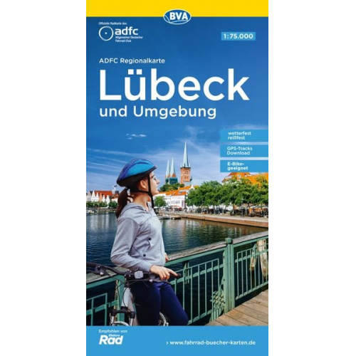 ADFC-Regionalkarte Lübeck und Umgebung, 1:75.000