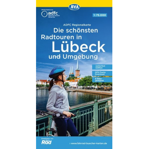 ADFC-Regionalkarte Die schönsten Radtouren in Lübeck und Umgebung