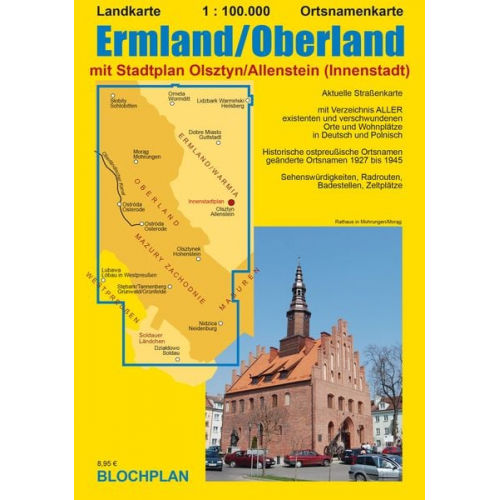 Dirk Bloch - Landkarte Ermland/Oberland