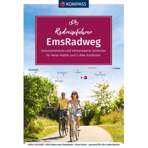 KOMPASS Radreiseführer Emsradweg