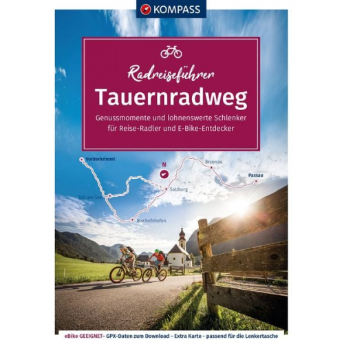 KOMPASS Radreiseführer Tauernradweg