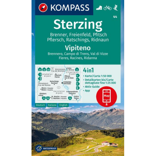 KOMPASS WK 44 Sterzing/Ratschings/Ridnaun/Pfitsch LZ 2023-27