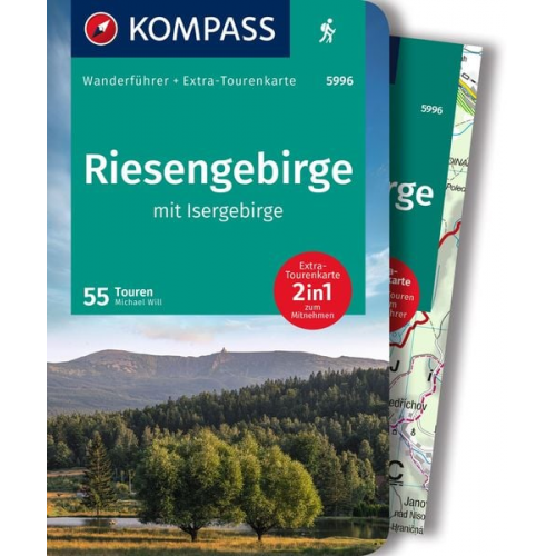 Michael Will - KOMPASS Wanderführer Riesengebirge mit Isergebirge, 55 Touren mit Extra-Tourenkarte